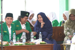 Bupati dan Wabup Mojokerto Hadiri Halal Bihalal dan Pelantikan Pengurus Ranting NU Puri