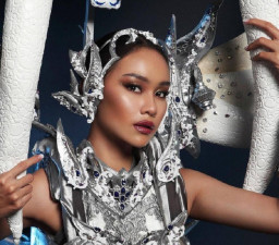 Miss Supranational 2023, Yasinta Aurellia Tampil Gagah Kenakan Kostum Gajah Way Kambas