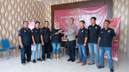 Netizen Kabupaten Blitar Sambangi Polres Blitar Guna Sambut HUT HUMAS POLRI Ke 71