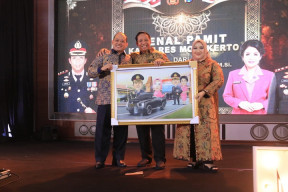 Pisah Sambut Kapolres, Bupati Mojokerto Ajak Forkopimda Jaga Kondusifitas di Bumi Majapahit