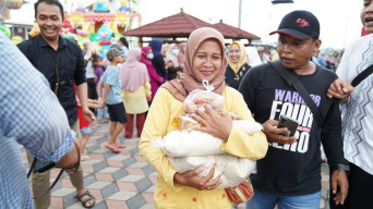 Masyarakat Mojokerto Serbu Pasar Murah Kampung Ramadhan Pasar Tematik Ketidur