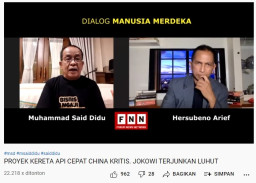 Didu: Indonesia Berada Dalam Jebakan Infrastruktur China