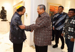 AHY Tak Diusung NasDem, Ndusel Temui Surya Paloh