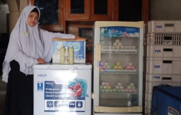 Wiwik Sukses Berbisnis Susu Kedelai dengan Tekad Terus Bersedekah