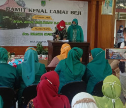 Pamit Kenal pada Sertijab Camat Beji Pasuruan