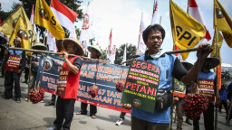 Buruh, Tak Tahu Ikut Demo Soal UU KUHP