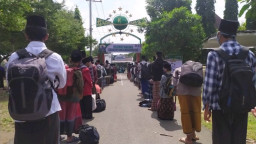 2.500 Santri Lirboyo Balik ke Pondok