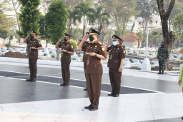 Tujuh Perintah Jaksa Agung RI Pada Upacara HBA Ke-61