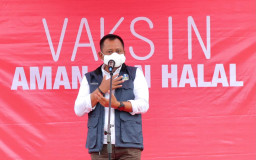 Begini Pelaksanaan Vaksinasi Covid-19 Perdana di Kota Surabaya