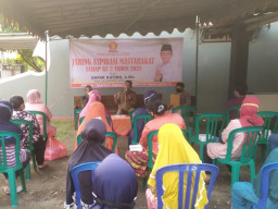 Gelar Reses, Katino Dapat Aduan Warga yang Tak Terima Bantuan Covid-19