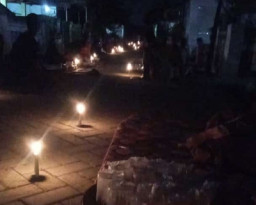 Kampung Tangguh Dusun Semampir Krian Gelar Sholawat Syifa