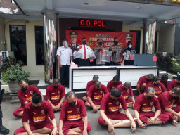 Polres Kota Pasuruan Operasi Semeru, Amankan 16 Penjahat