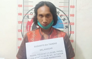Edarkan Sabu di Gresik, Sugianto Diringkus