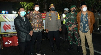 Forkopimda Sidoarjo Pantau PPKM Darurat