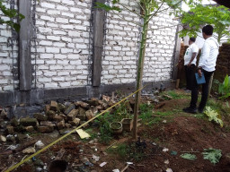 Diduga Diserobot oleh Tetangga, BPN Sumenep Lakukan Pengembalian Batas