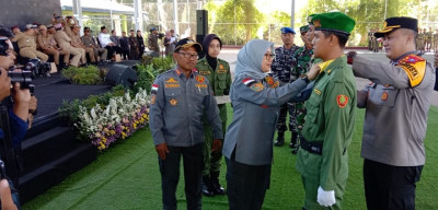 Ribuan Satlinmas di Banyuwangi Dilibatkan dalam Pemilu 2024