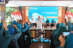 Hadiri Raker PKK, Bupati Ikfina Jelaskan Soal Mandatory Spending