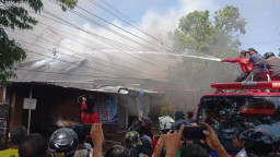 Gudang Konveksi di Ponorogo Terbakar