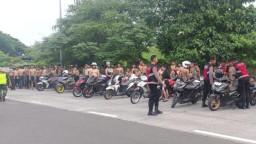 Razia Balap Liar, Polresta Sidoarjo Panen Tangkapan