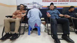 Peringati HUT ke 48, PT DLU Bantu PMI Penuhi Stok Darah