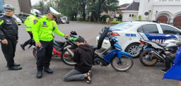 10 Sepeda Motor Berknalpot Brong Ditindak