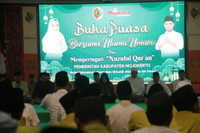Perkokoh Sinergitas, Pemkab Mojokerto Gelar Buka Puasa Bersama Ratusan Ulama dan Umaro