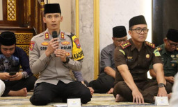 Kapolres Batu Ajak Warga Jaga Kamtibmas saat Safari Ramadhan Bersama Forkopimda