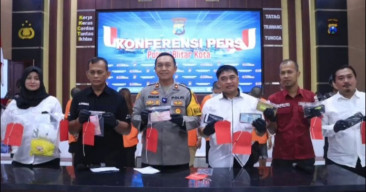 Polres Blitar Kota Ungap Kasus Prostitusi Online, Amankan 7 Tersangka Salah Satunya Pasutri