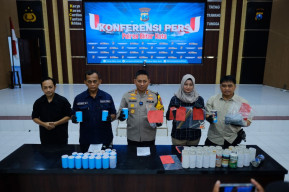 Polres Blitar Kota Ungkap Peredaran Obat Petasan, Dua Pelaku Diamankan
