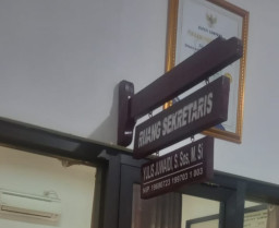 Ruang Kerja Sekretaris Disperindag 'Di-Anak Tirikan'