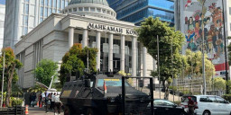 Jumlah Pengamanan Sidang Perdana di MK, Mulai Pagi Tadi Ditambah dari 377 Jadi 1.233 Personel