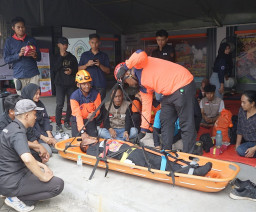 Perkuat Kolaborasi, BPBD Jatim Gandeng SRPB Gelar Pelatihan Vertical Rescue dan Dapur Umum