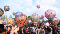 Festival Balon Udara 2024 Wonosobo Sedot Ribuan Wisatawan