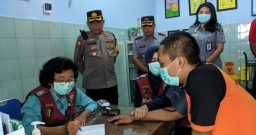 Polres Trenggalek Cek Kesehatan Puluhan WBP
