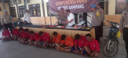 Satreskrim Polres Sampang Tangkap 10 Pelaku Pindum