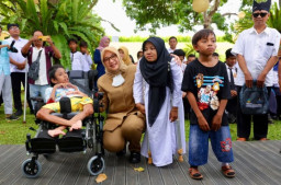 Bupati Banyuwangi Halalbihalal Bersama Penyandang Disabilitas