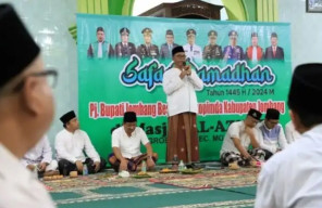 Pj Bupati Jombang Sosialisasi Program Kerja Lewat Safari Ramadhan