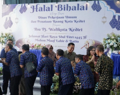 PJ Wali Kota Kediri Halal Bihalal dengan Dinas PUPR