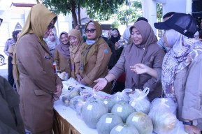 Stabilkan Harga Sembako Jelang Idul Fitri, Pemkab Sidoarjo Gelar Gerakan Pangan Murah