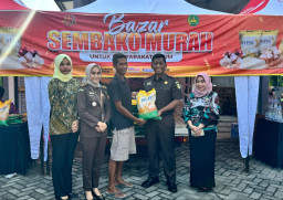Dorong Daya Beli Masyarakat, Kejaksaan dan Pemkot Mojokerto Sinergi Gelar Bazar Sembako Murah