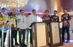 Resmikan Kapal Dharma Kencana V, DLU Salurkan Logistik Untuk Pembangunan IKN