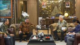 Bertemu Dubes Korsel Airlangga Bahas Kerja Sama di Bidang Ekonomi, Perdagangan, dan Investasi