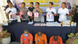 3 Pengedar Narkoba Ditangkap saat Transaksi di Terminal Kertajaya