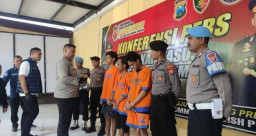 7 Anggota Gangster Ditangkap Polresta Sidoarjo, 3 Masih di Bawah Umur