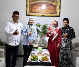 Maju di Pilwali Kota Kediri, Mbak Vinanda Silaturahmi ke Ketua PPP Kota Kediri