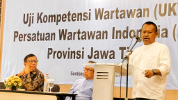Ketua PWI Jatim : Peserta yang Lulus UKW Harus Tunjukkan Kompetensi Etika dan Moral