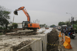 Pembangunan Box Culvert Sebabkan Macet, Pemkot Surabaya Harap Warga Memahami Manfaat Jangka Panjang