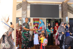 Cegah Stunting, Satgas TMMD ke-120 Kodim 0816/Sidoarjo Gencarkan Generasi Sehat