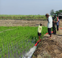 Satgas TMMD ke-120 Bor Sumur untuk Pertanian di Desa Penambangan