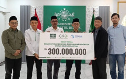 Lagi, Danone Sumbang Korban Gempa di Bawean Melalui LAZISNU